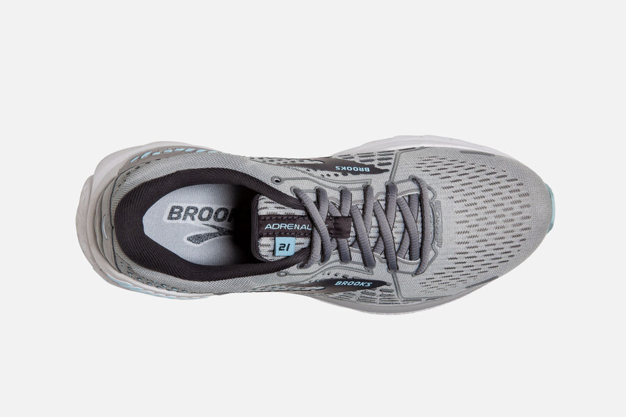 Brooks Adrenaline Gts 21 Road Loopschoenen Dames - Grijs - 458769ZMN